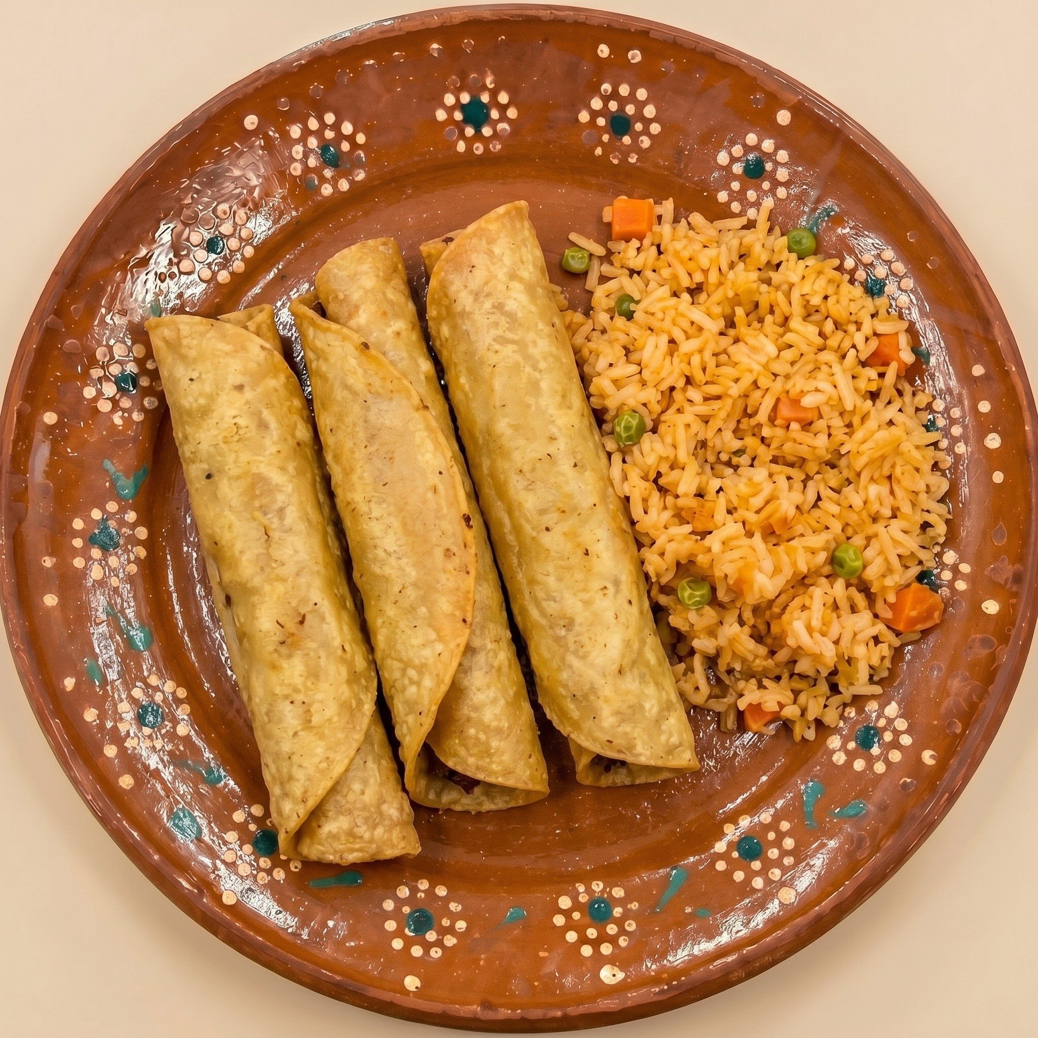 Chicken Flautas.