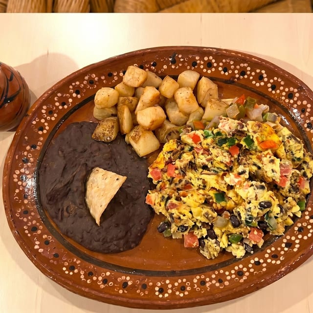 Machacado a la Mexicana.