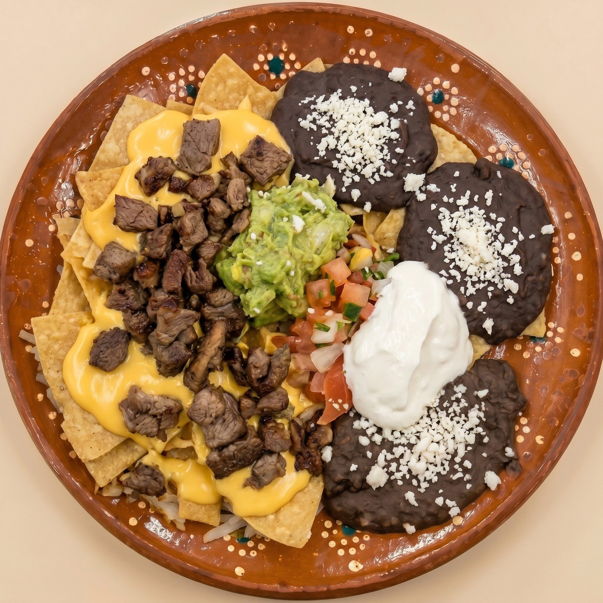 Carne Asada Nachos.