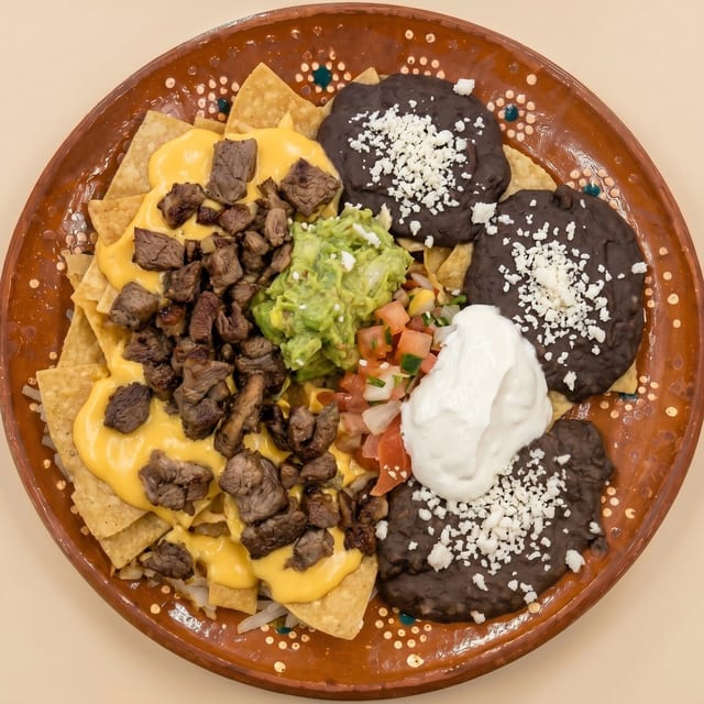 Carne Asada Nachos.