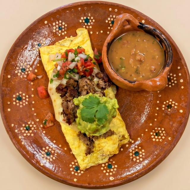 Carnitas Omelette.